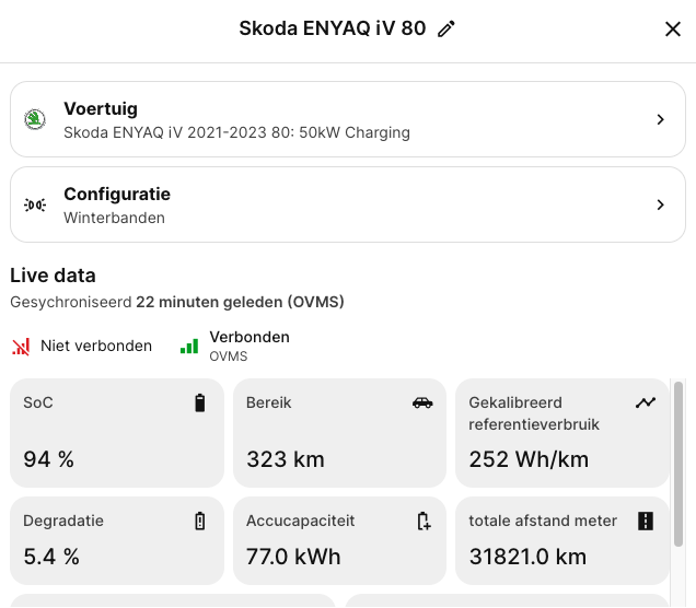 ABRP live connection data